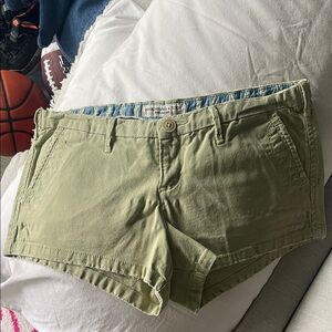American Eagle Outfitters Olive Women's Cargo Shorts